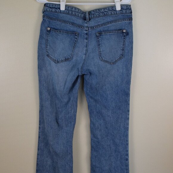 Pilcro by Anthropologie The Icon Lace-up Lightwash Denim Flare Jeans Size 27 - Picture 8 of 10